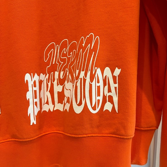 Heron Preston Flaming Skull Crewneck Size: M - Picture 7 of 12